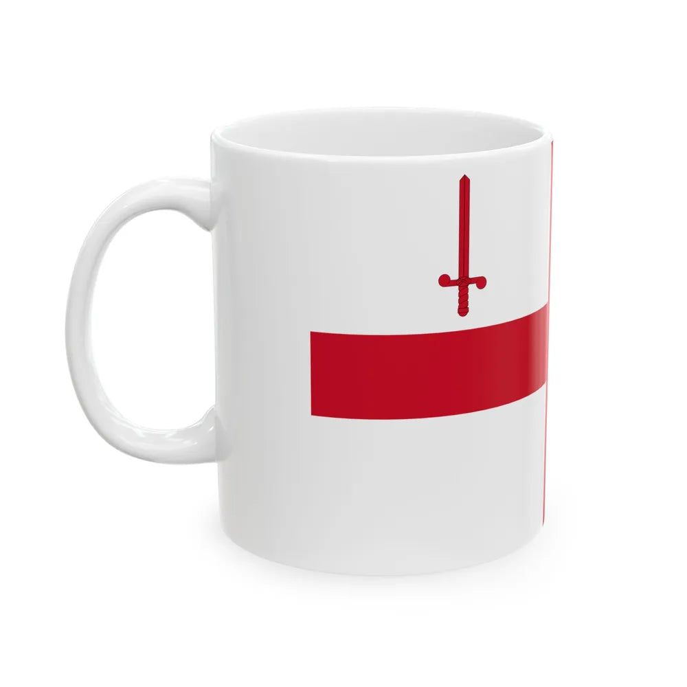 Flag of City of London UK - White Coffee Mug-Go Mug Yourself