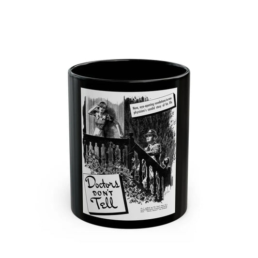 Doctors Don't Tell, Liberty magazine, April 16,1938 - Black Coffee Mug-11oz-Go Mug Yourself