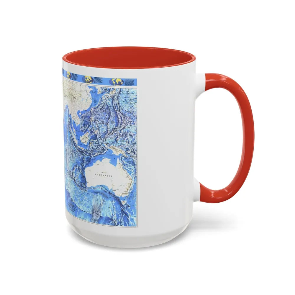 Indian Ocean (1992) (Map) Accent Coffee Mug-Go Mug Yourself