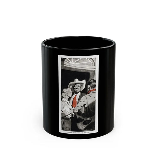 Dust Across The Range (2), The American Magazine, December 1937 - Black Coffee Mug-11oz-Go Mug Yourself