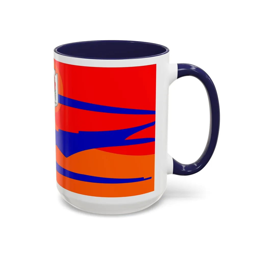 Flag of Ashtarak Armenia - Accent Coffee Mug-Go Mug Yourself