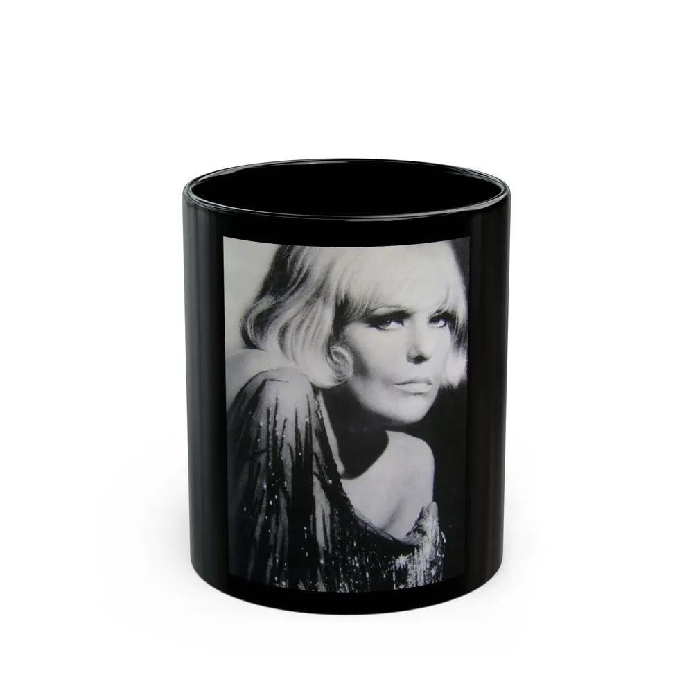 Kim Novak #378 (Vintage Female Icon) Black Coffee Mug-11oz-Go Mug Yourself