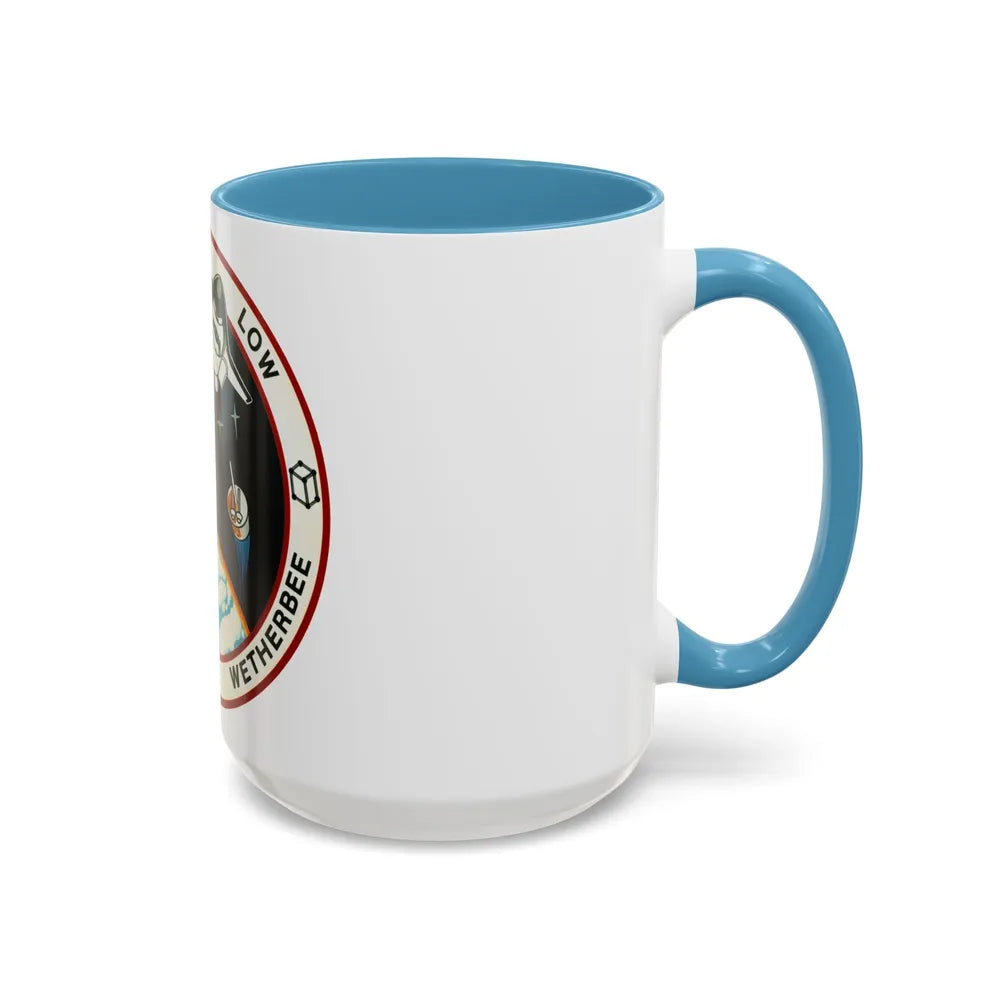 STS 32 (NASA) Accent Coffee Mug-Go Mug Yourself