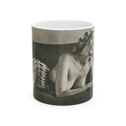 Eve Meyer #44 (Vintage Female Icon) White Coffee Mug-11oz-Go Mug Yourself