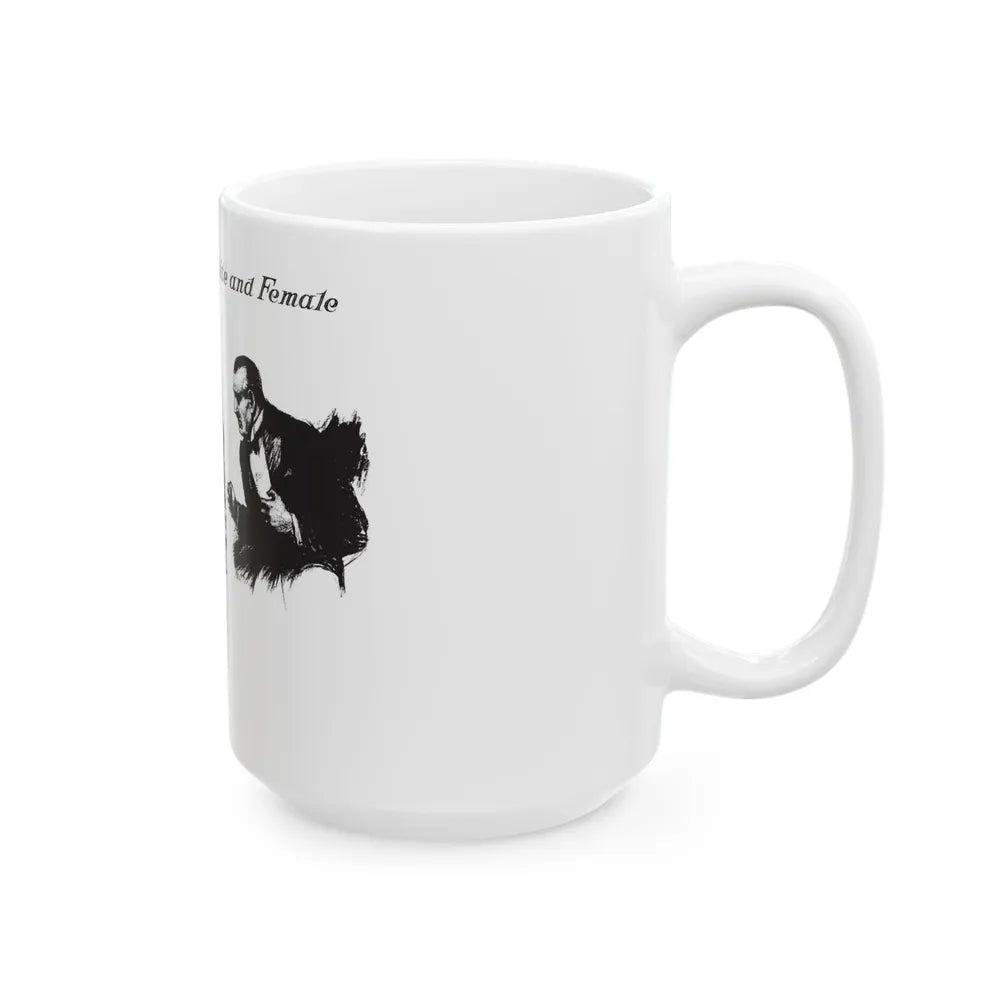 Free, White and Female (5), Collier's, March 10, 1928 - White Coffee Mug-Go Mug Yourself