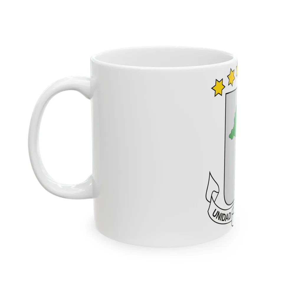 Coat of arms of Equatorial Guinea - White Coffee Mug-Go Mug Yourself