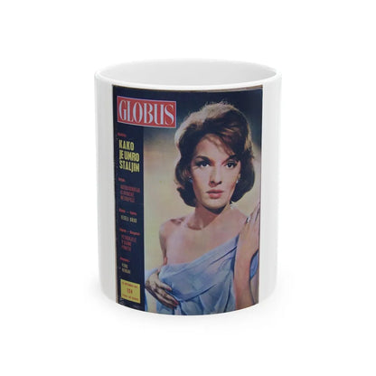 Lisa Gastoni #09 - Mag. Cover (Vintage Female Icon) White Coffee Mug-11oz-Go Mug Yourself