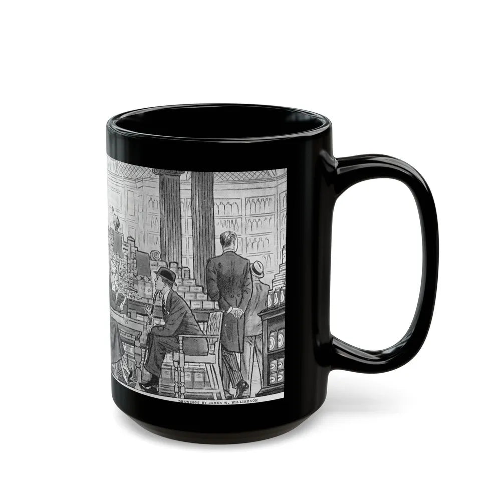 Fancy Town (2) - Black Coffee Mug-Go Mug Yourself