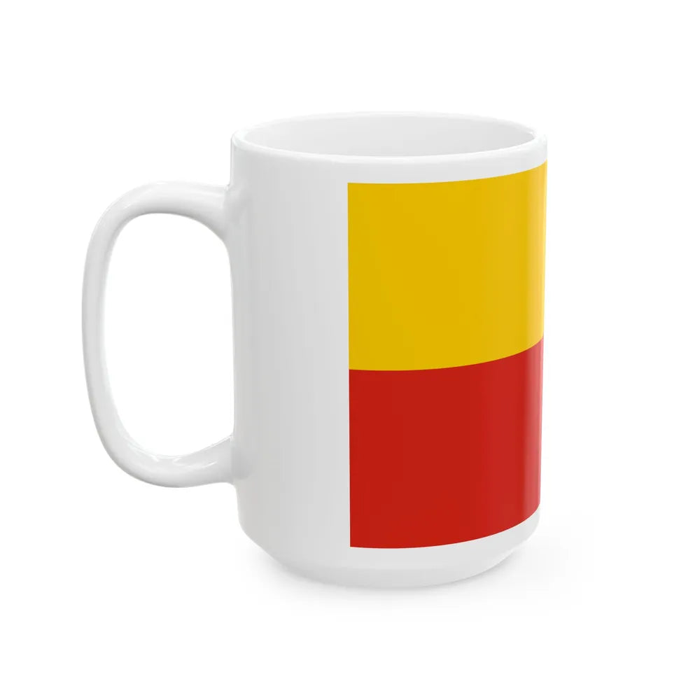 Flag of Warsaw Poland - White Coffee Mug-Go Mug Yourself