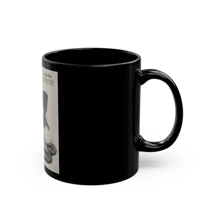 Evelyn West #21 - (Vintage Female Icon) Black Coffee Mug-Go Mug Yourself