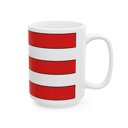 Flag of Tunis during 14th century - White Coffee Mug-Go Mug Yourself