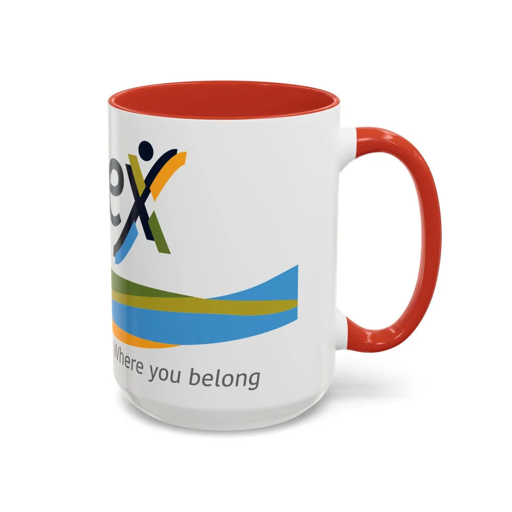 Essex Ontario Flag Canada - Accent Coffee Mug-Go Mug Yourself