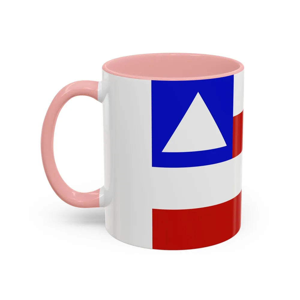 Flag of Bahia Brazil - Accent Coffee Mug-Go Mug Yourself