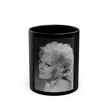 Kim Novak #268 (Vintage Female Icon) Black Coffee Mug-11oz-Go Mug Yourself