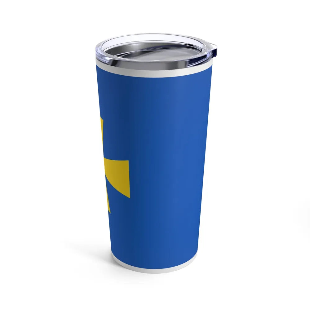 Flag of Poltava Oblast Ukraine - Tumbler 20oz-Go Mug Yourself