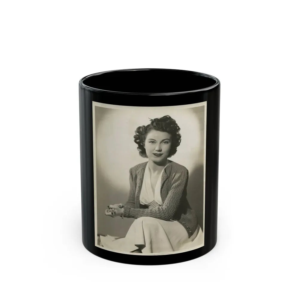 Fay Wray #186 (Vintage Female Icon) Black Coffee Mug-11oz-Go Mug Yourself