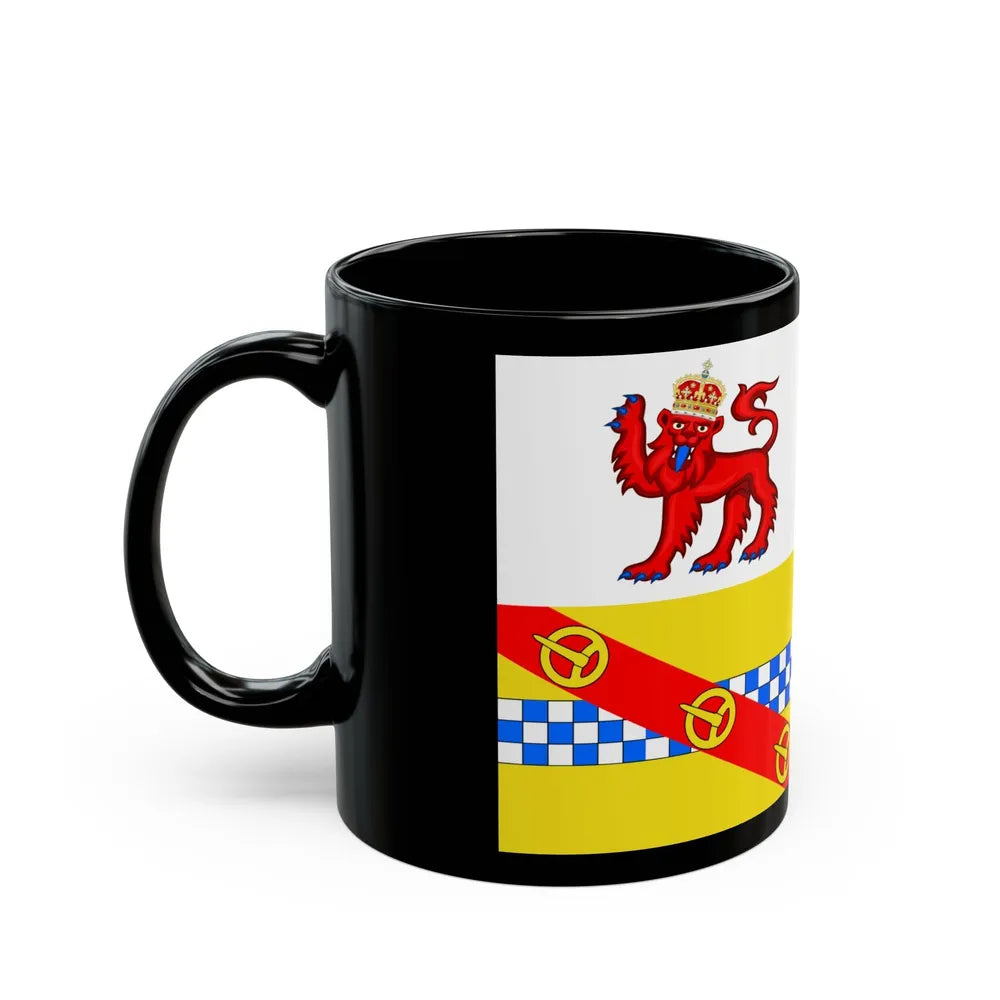 Flag of Angus UK - Black Coffee Mug-Go Mug Yourself