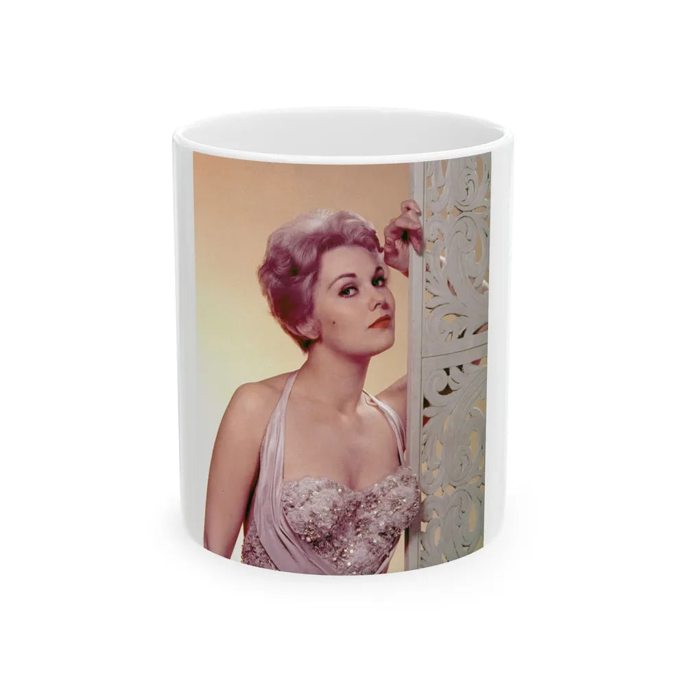 Kim Novak #362 (Vintage Female Icon) White Coffee Mug-11oz-Go Mug Yourself