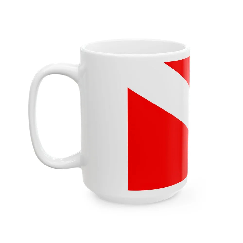 Flag of Mqabba Malta - White Coffee Mug-Go Mug Yourself