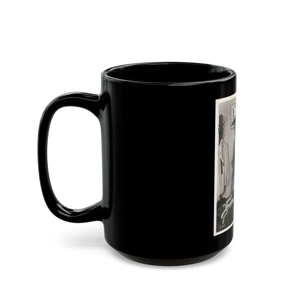 Barbara Rush #243 (Vintage Female Icon) Black Coffee Mug-Go Mug Yourself