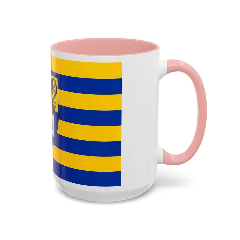 Flag of Dueren Germany - Accent Coffee Mug-Go Mug Yourself