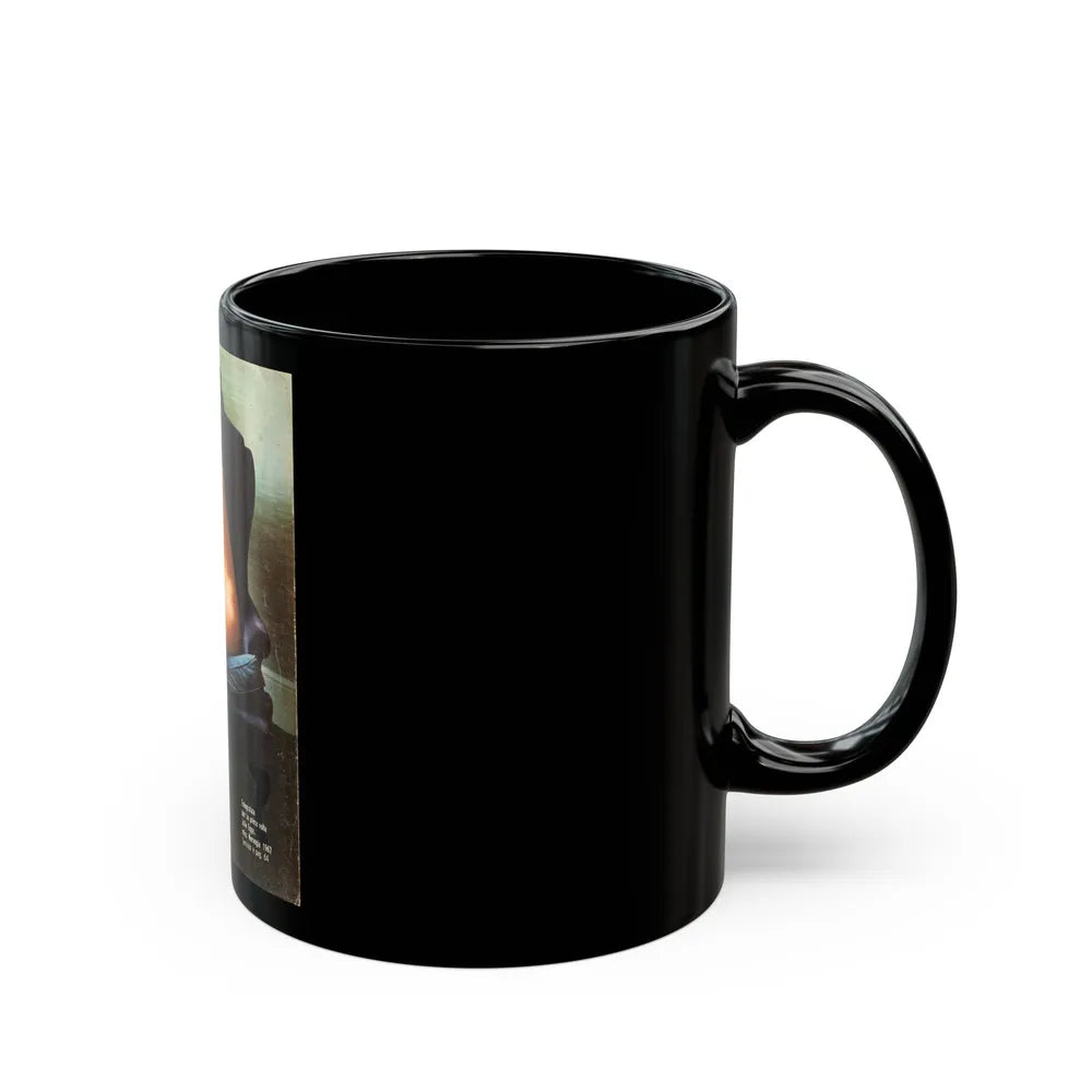 Julie Ege #250 (Vintage Female Icon) Black Coffee Mug-Go Mug Yourself