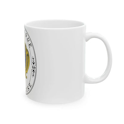 Coat of arms of the French Republic (1905) - White Coffee Mug-Go Mug Yourself