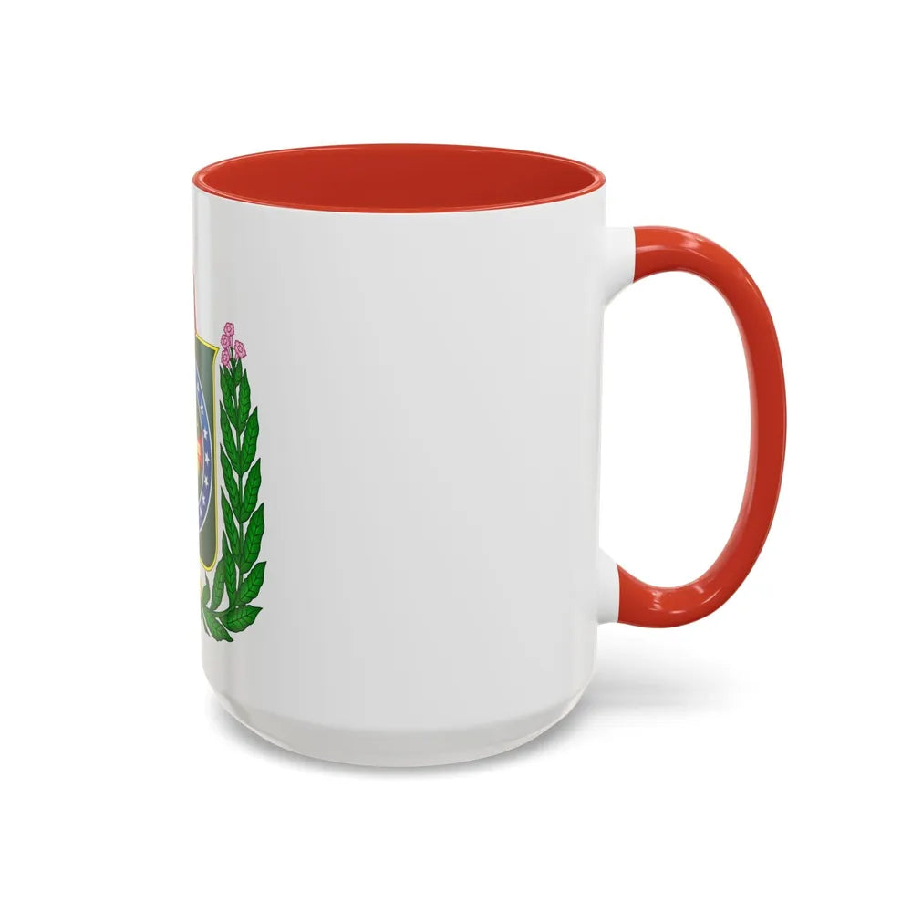 Republican Convention Brazil Emblem - Accent Coffee Mug-Go Mug Yourself