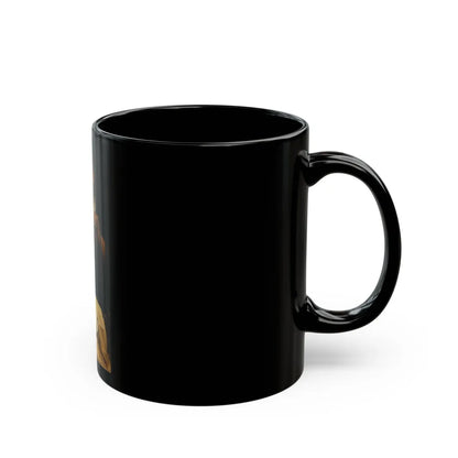 Back There in the Grass, Collier's illustration - Black Coffee Mug-Go Mug Yourself