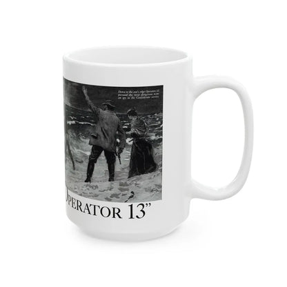 Fathoms Five (1), Cosmopolitan, January 1933 - White Coffee Mug-Go Mug Yourself