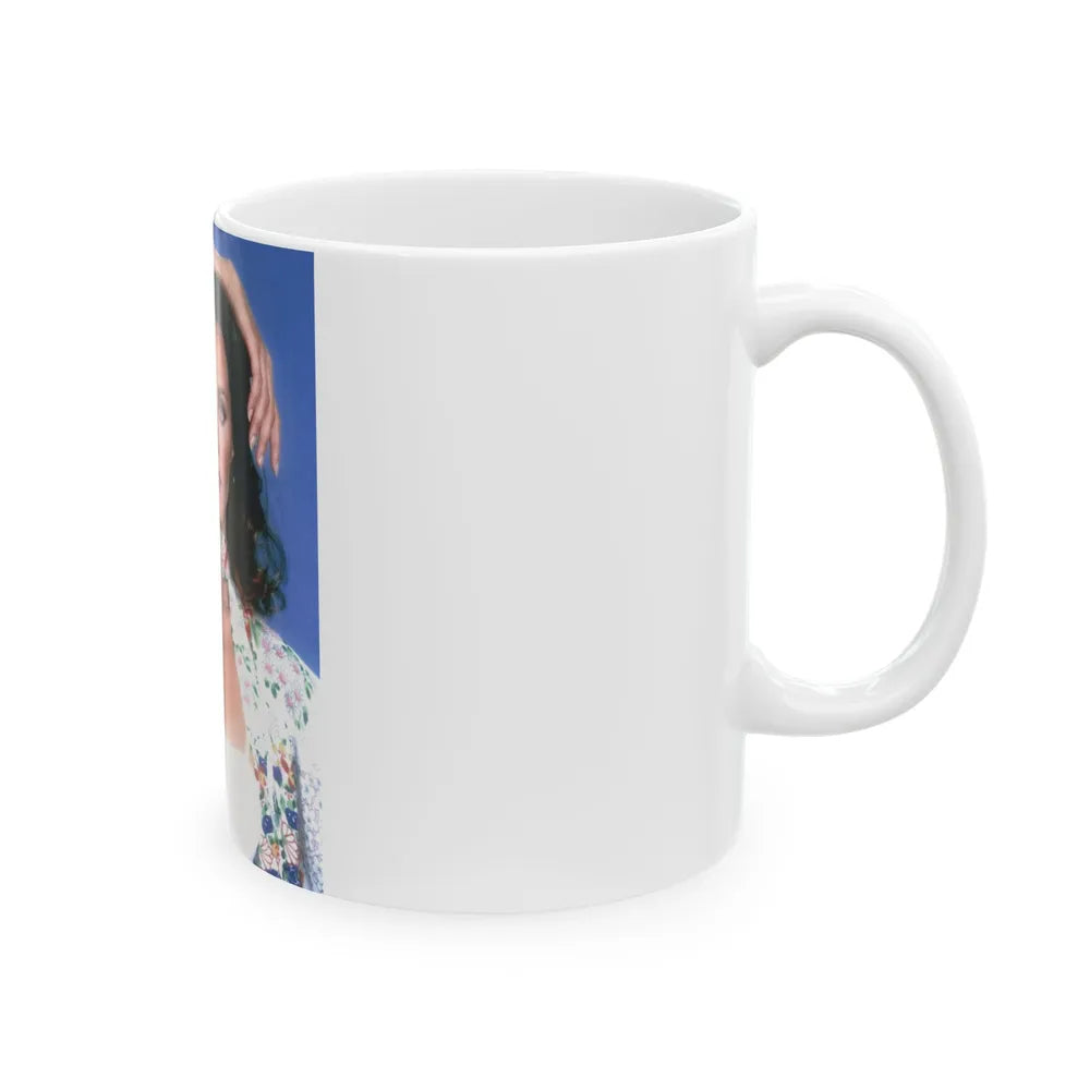 Lynda Carter #234 (Vintage Female Icon) White Coffee Mug-Go Mug Yourself