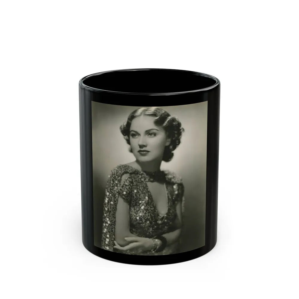 Fay Wray #178 (Vintage Female Icon) Black Coffee Mug-11oz-Go Mug Yourself