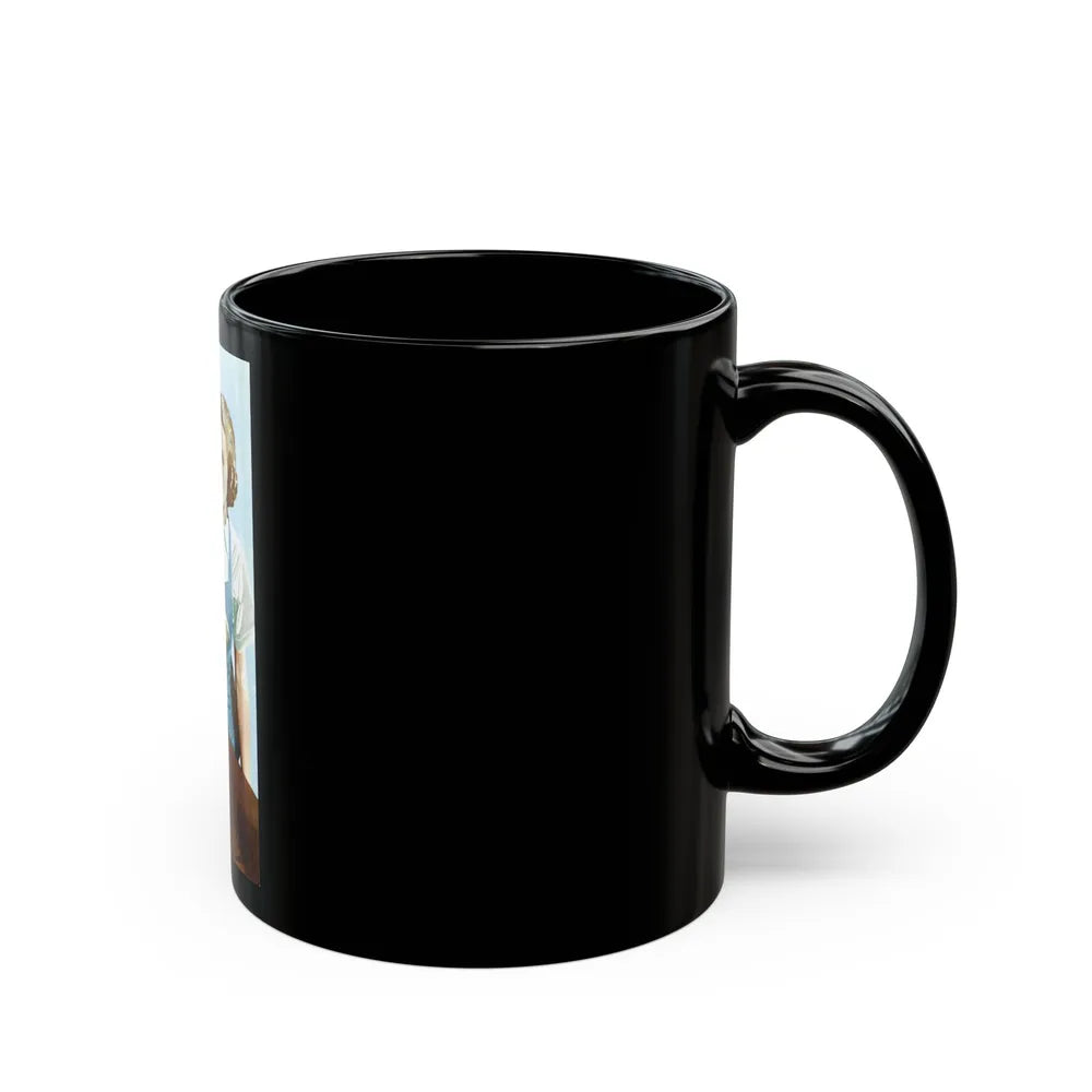 Castle Sinister, 1938 - Black Coffee Mug-Go Mug Yourself