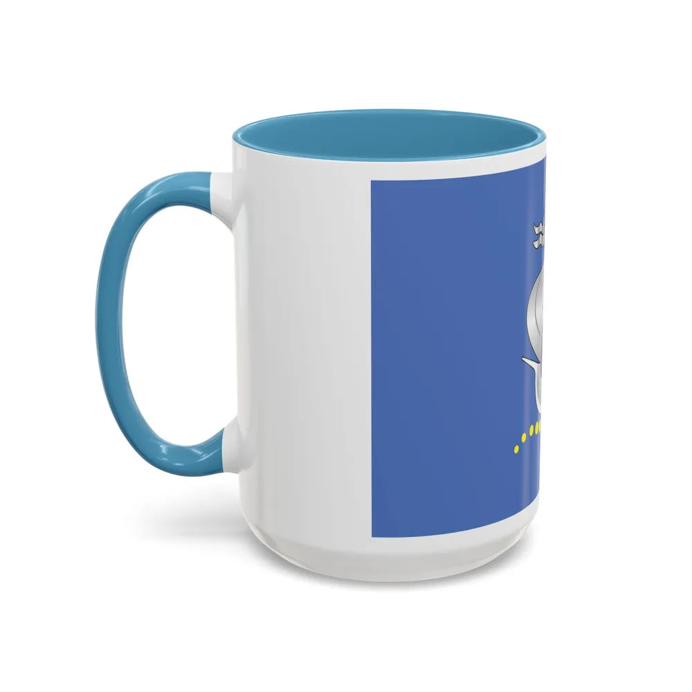 Flag of Kaliningrad Russia - Accent Coffee Mug-Go Mug Yourself