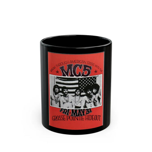 MC5-1 (Music Poster) Black Coffee Mug-11oz-Go Mug Yourself