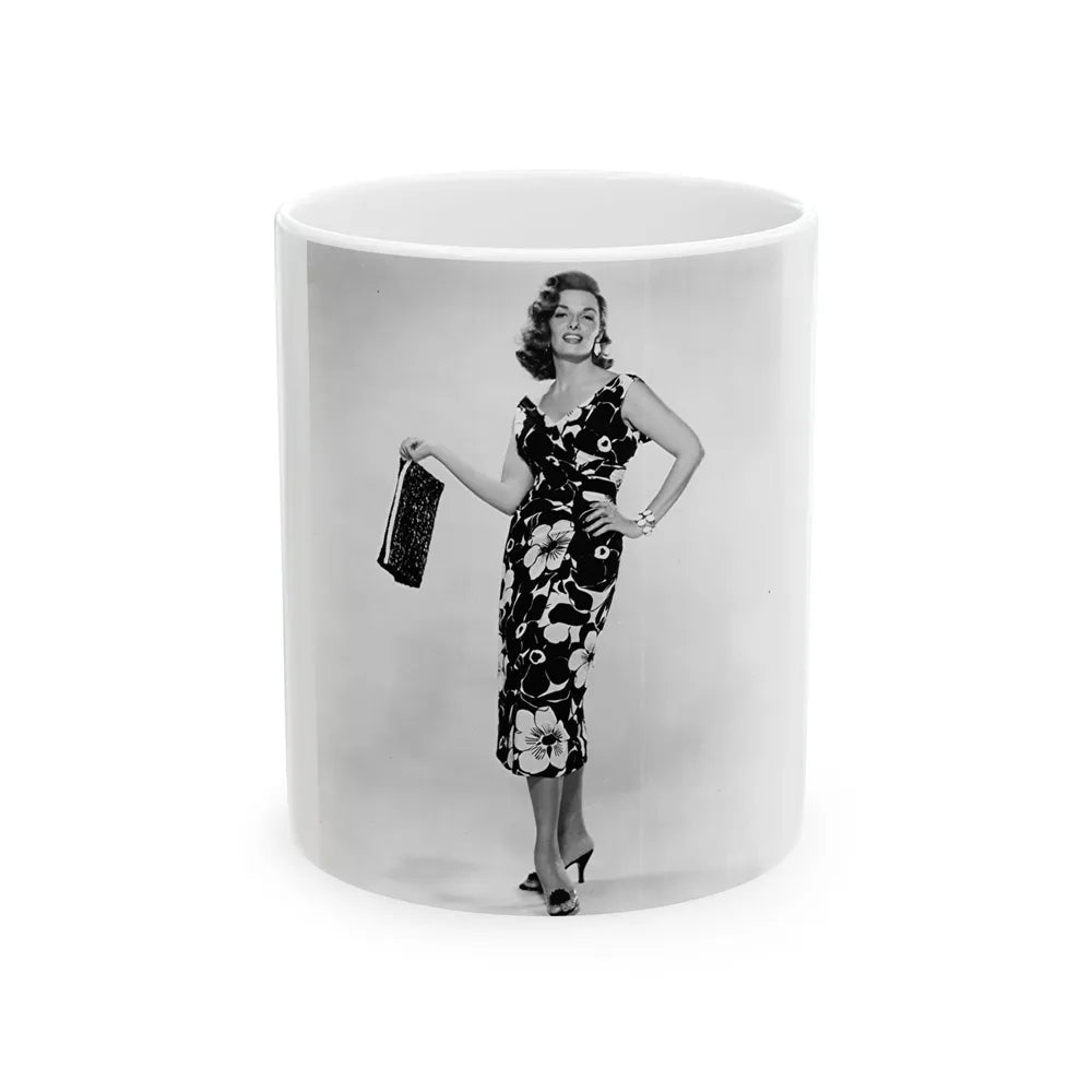 Jane Russell #187 (Vintage Female Icon) White Coffee Mug-11oz-Go Mug Yourself