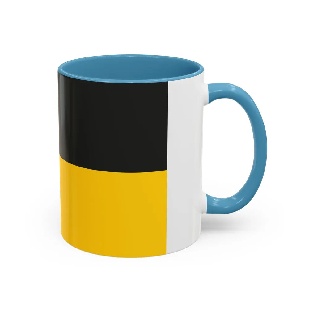 Flag of Gera Germany - Accent Coffee Mug-Go Mug Yourself