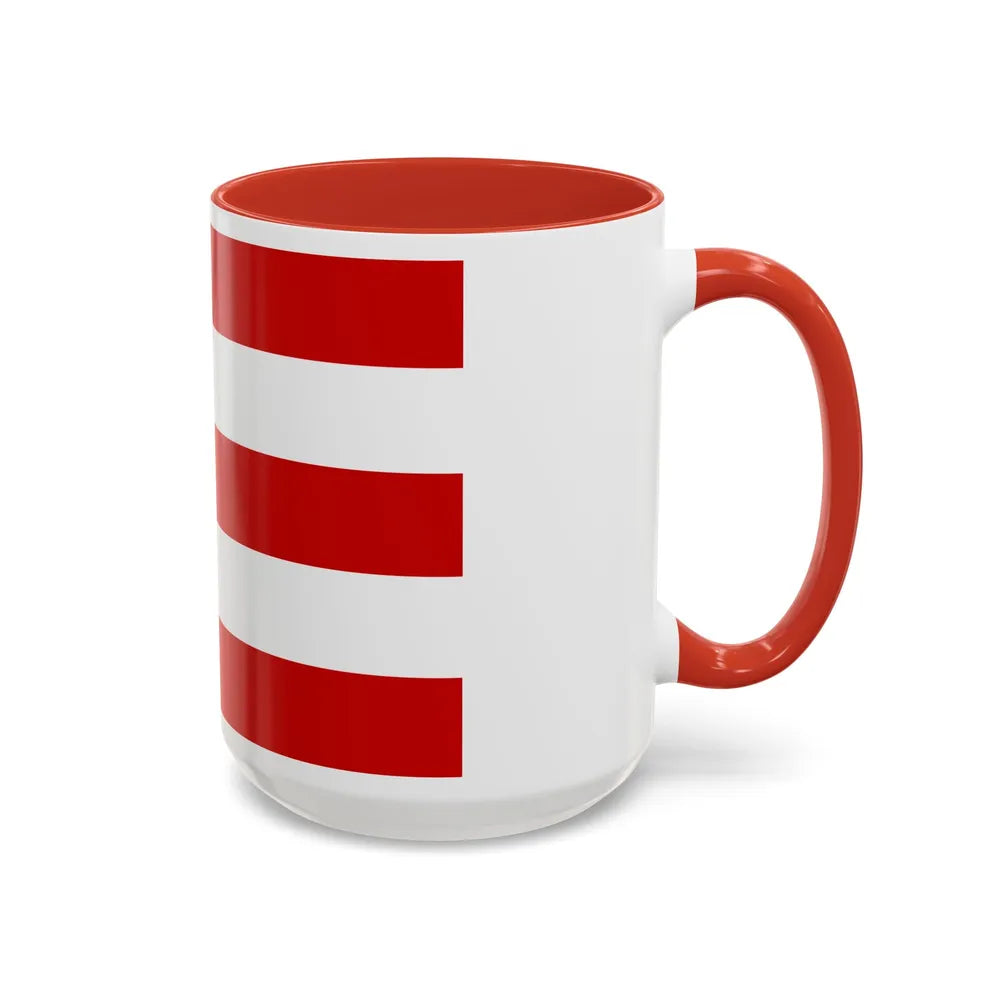 Flag of Cuneo Italy - Accent Coffee Mug-Go Mug Yourself