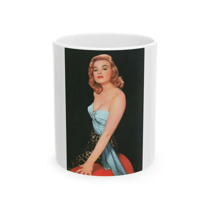 Leslie Parrish #262 (Vintage Female Icon) White Coffee Mug-11oz-Go Mug Yourself