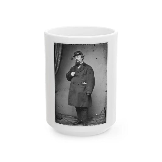 B.P. Poore (U.S. Civil War) White Coffee Mug-15oz-Go Mug Yourself