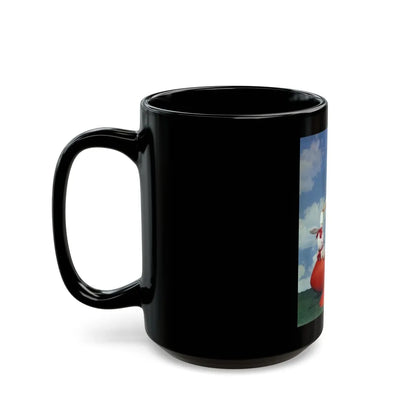 Gila Golan #43 (Vintage Female Icon) Black Coffee Mug-Go Mug Yourself