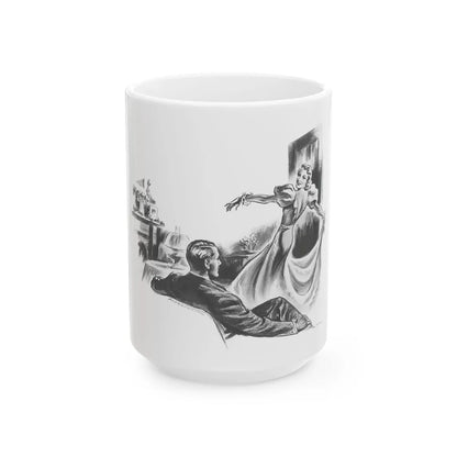 Cupid Goes Dancing by Hettie Vincent Nutbrown, Film Pictorial magazine, 1938 - White Coffee Mug-15oz-Go Mug Yourself