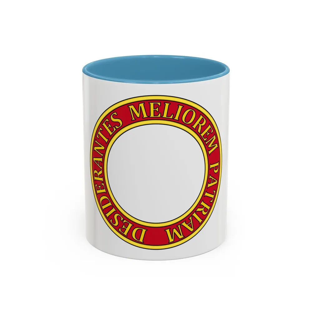 Order of Canada Circlet - Accent Coffee Mug-11oz-Light Blue-Go Mug Yourself