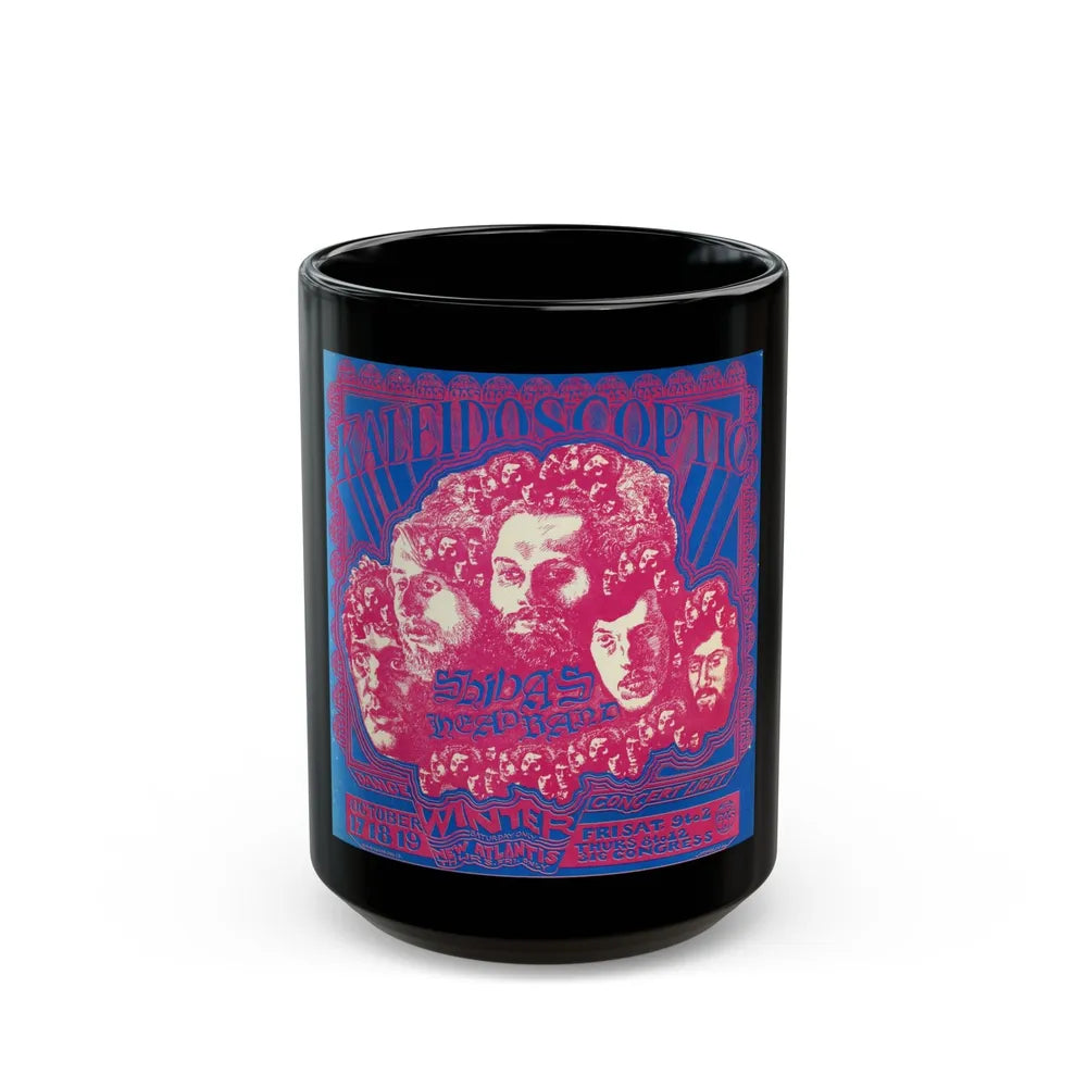 Shivas Headband (Music Poster) Black Coffee Mug-15oz-Go Mug Yourself