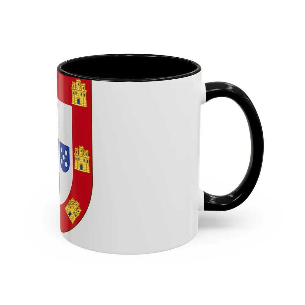 Royal Arms of Portugal - Accent Coffee Mug-Go Mug Yourself