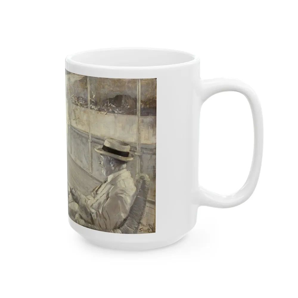 Discussion On Deck - White Coffee Mug-Go Mug Yourself