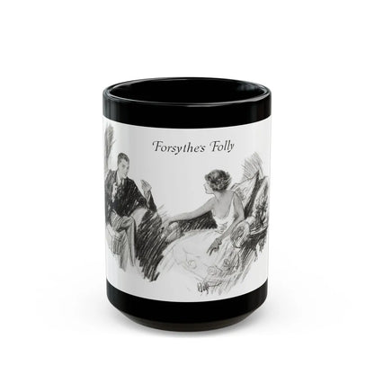 Forsythe's Folly (2), McCalls magazine, November 1923 - Black Coffee Mug-15oz-Go Mug Yourself