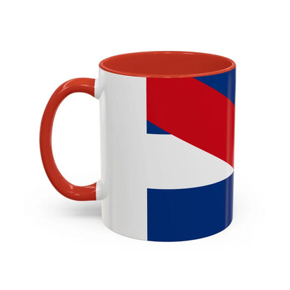 Flag of Federalist Party - Accent Coffee Mug-Go Mug Yourself