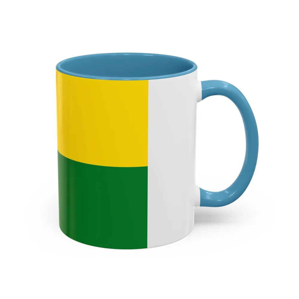 Flag of Abejorral Colombia - Accent Coffee Mug-Go Mug Yourself