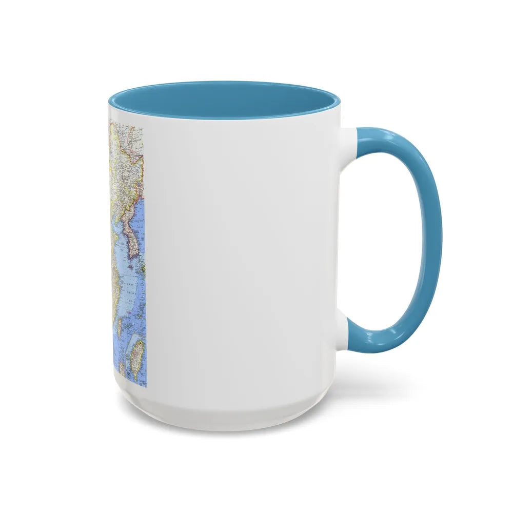 China (1964) (Map) Accent Coffee Mug-Go Mug Yourself